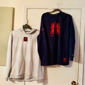 Under Armour Blue and Gray Sweatpants & 3 sweatshirts.
Houston Roughnecks XFL